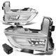 D-Motoring - 17-18 Nissan RogueFog Lights - W/Switch+Silver Cover - Clear Lens - Pair - Plug-n-Play - 1