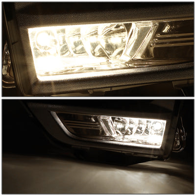 D-Motoring - 17-18 Nissan RogueFog Lights - W/Switch+Silver Cover - Clear Lens - Pair - Plug-n-Play - 3