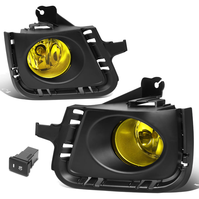 D-Motoring - 12-14 Toyota Prius-C Fog Lights - W / Switch - Amber Lens - Plug-n-Play - Pair - 1