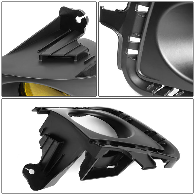 D-Motoring - 12-14 Toyota Prius-C Fog Lights - W / Switch - Amber Lens - Plug-n-Play - Pair - 4