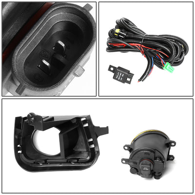 D-Motoring - 12-14 Toyota Prius-C Fog Lights - W / Switch - Amber Lens - Plug-n-Play - Pair - 5