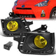 Factory Style Fog Lights w/ Switch + Wiring Harness <br>12-14 Toyota Prius C