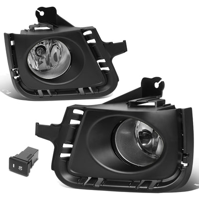 D-Motoring - 12-14 Toyota Prius-C Fog Lights - W / Switch - Clear Lens - Plug-n-Play - Pair - 1