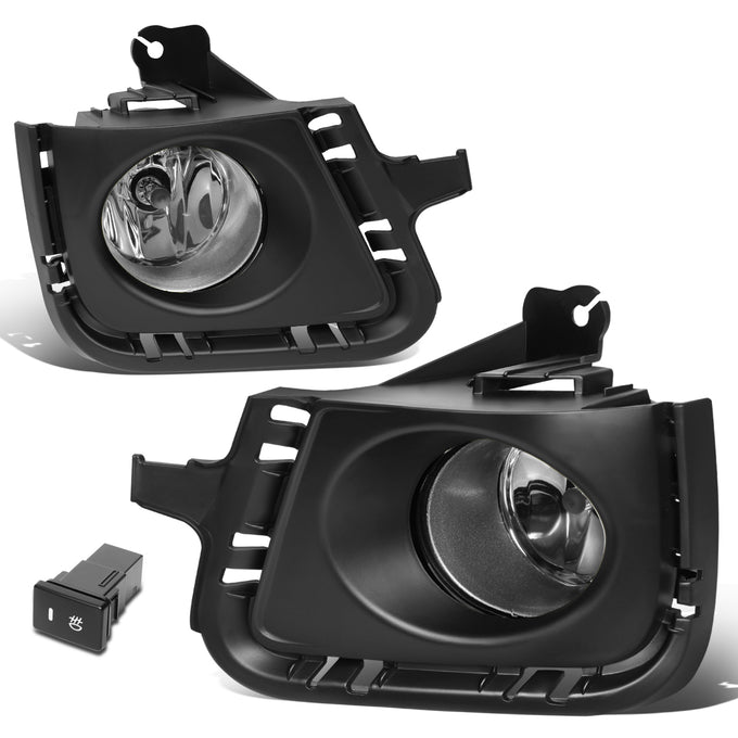 D-Motoring - 12-14 Toyota Prius-C Fog Lights - W / Switch - Clear Lens - Plug-n-Play - Pair - 1