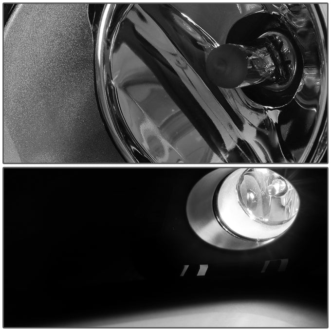 D-Motoring - 12-14 Toyota Prius-C Fog Lights - W / Switch - Clear Lens - Plug-n-Play - Pair - 3