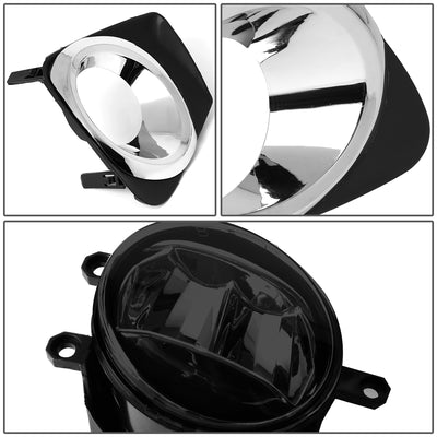 D-Motoring - 11-13 Toyota Corolla Fog Lights - W / Switch - Smoked Lens - Plug-n-Play - Pair - 4