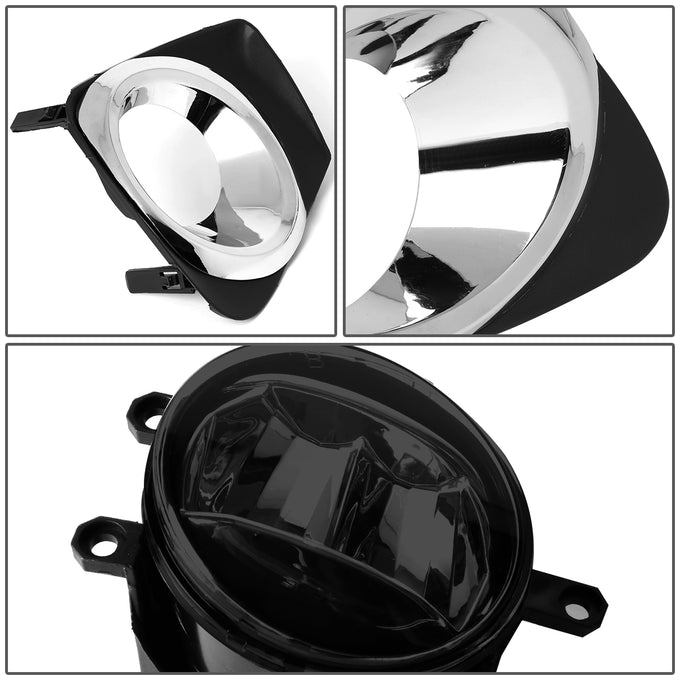 D-Motoring - 11-13 Toyota Corolla Fog Lights - W / Switch - Smoked Lens - Plug-n-Play - Pair - 4