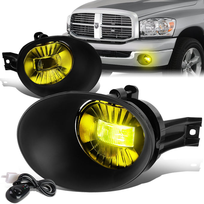 LED Fog Lights w/ Bezels + Switch <br>02-09 Dodge Ram 1500 2500 3500