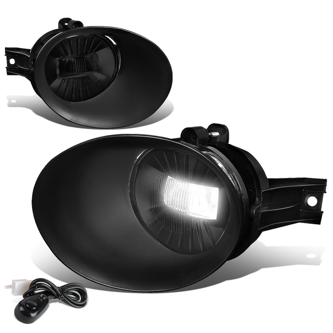 LED Fog Lights w/ Bezels + Switch <br>02-09 Dodge Ram 1500 2500 3500