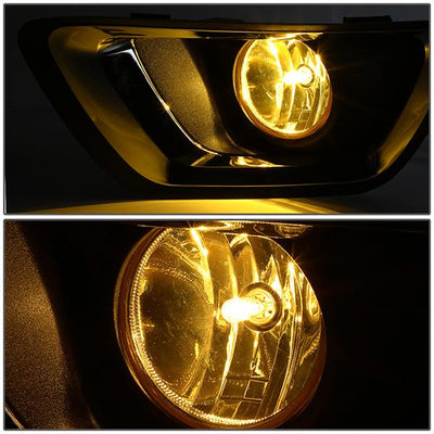 15-19 Chevy Colorado Fog Lights - W/Chrome Trim Bezel+Switch - Amber Lens - Pair - FL-ZTL-288-AM - 3