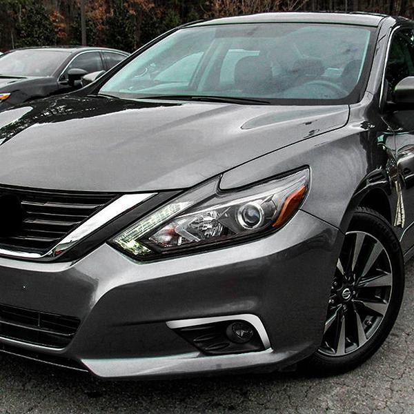 16-18 Nissan Altima 4-Dr Fog Lights - W/Chrome Trim Bezel+Switch - Smoked Lens - Pair - FL-ZTL-301-SM - 7