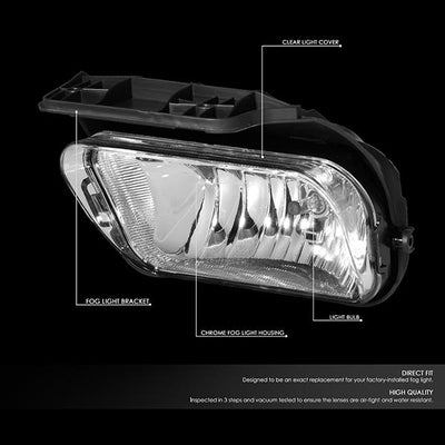 04-07 Chevy Silverado 1500 2500 Driving Front Fog Lights - Clear - Pair - FL-ZTL-306-CH - 2