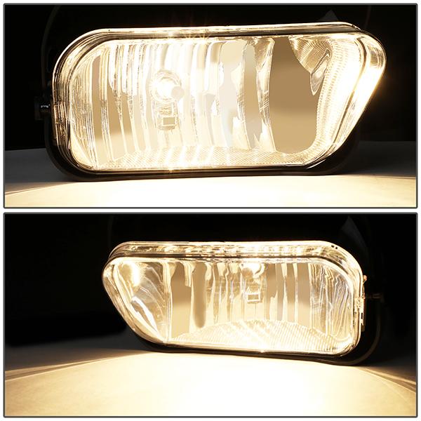 04-07 Chevy Silverado 1500 2500 Driving Front Fog Lights - Clear - Pair - FL-ZTL-306-CH - 3