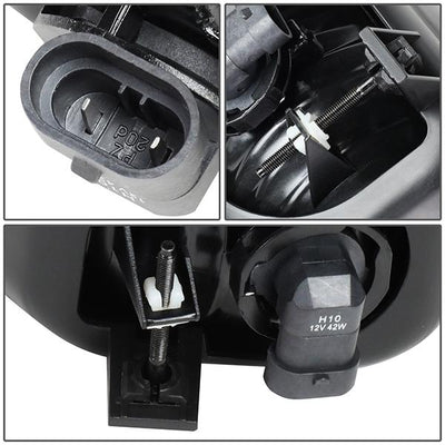 04-07 Chevy Silverado 1500 2500 Driving Front Fog Lights - Clear - Pair - FL-ZTL-306-CH - 6