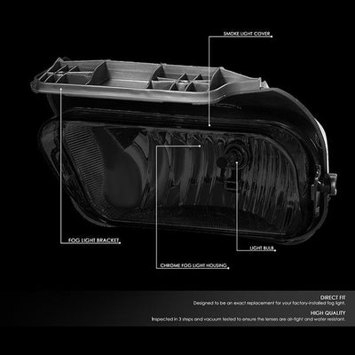 04-07 Chevy Silverado 1500 2500 Driving Front Fog Lights - Smoked - Pair - FL-ZTL-306-SM - 2