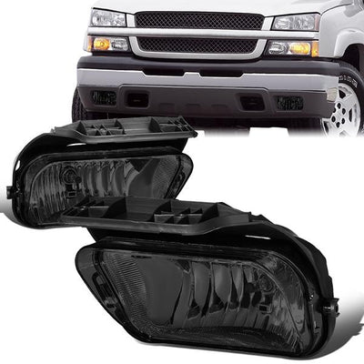 04-07 Chevy Silverado 1500 2500 Driving Front Fog Lights - Smoked - Pair - FL-ZTL-306-SM - 1