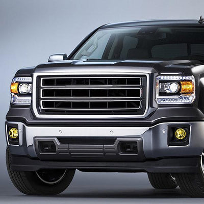 Factory Style Fog Lights w/ Bulbs <br>15-19 Chevy Silverado / GMC Sierra 1500-3500HD