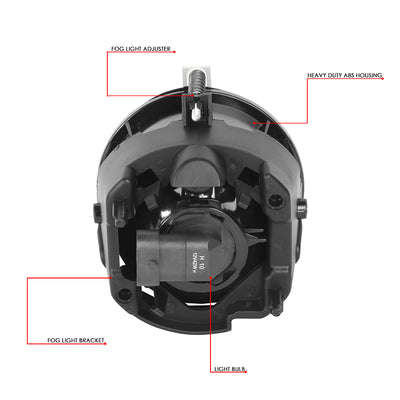 Factory Style Fog Lights w/ Bulbs <br>08-10 Dodge Challenger, 06-09 Charger
