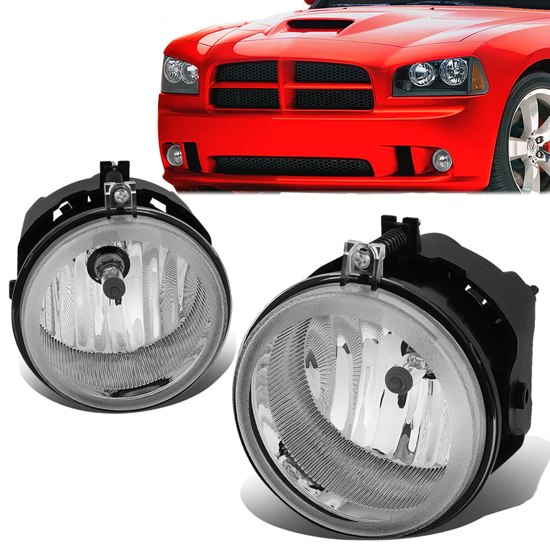 Factory Style Fog Lights w/ Bulbs <br>08-10 Dodge Challenger, 06-09 Charger