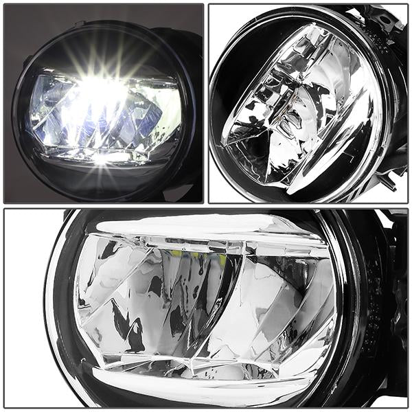 LED Fog Lights w/ Switch + Bezels <br>18-20 Toyota Camry SE/ XSE