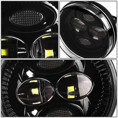 LED Projector Fog Lights w/ Switch + Wiring Harnesses <br>07-14 GMC Sierra 1500 2500HD 3500HD