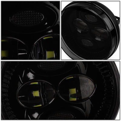 LED Projector Fog Lights w/ Switch + Wiring Harnesses <br>07-14 GMC Sierra 1500 2500HD 3500HD