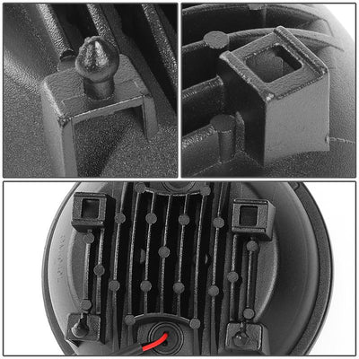 LED Projector Fog Lights w/ Switch + Wiring Harnesses <br>07-14 GMC Sierra 1500 2500HD 3500HD