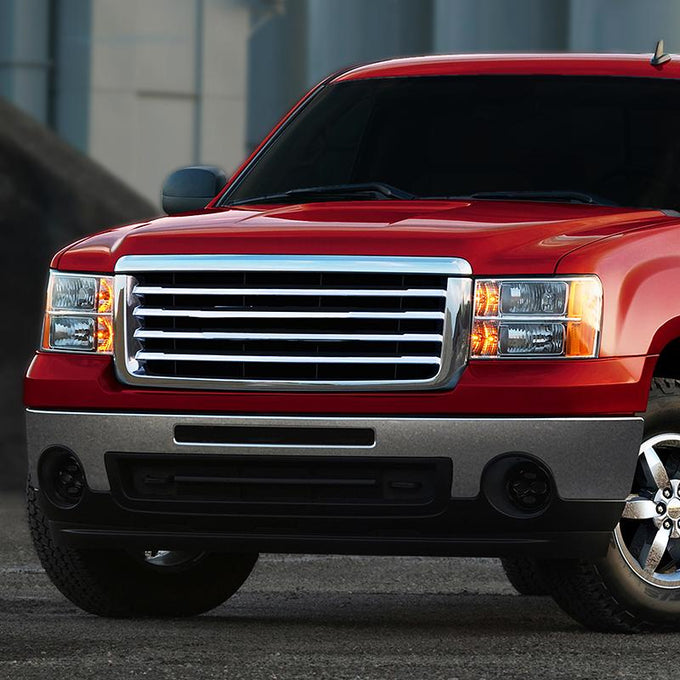 LED Projector Fog Lights w/ Switch + Wiring Harnesses <br>07-14 GMC Sierra 1500 2500HD 3500HD