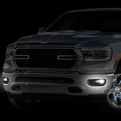 Factory Style Fog Lights w/ Switch + Wiring Harness <br>19-22 Ram 1500