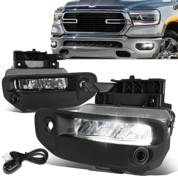 Factory Style Fog Lights w/ Switch + Wiring Harness <br>19-22 Ram 1500
