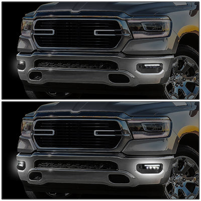 LED Fog Lights w/ Switch + Wiring Harnesses <br>19-22 Ram 1500