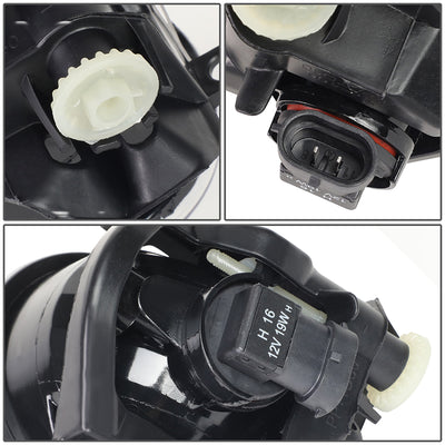 Clear Lens Fog Lights w/ Switch + Bezel <br>20-22 Toyota Highlander