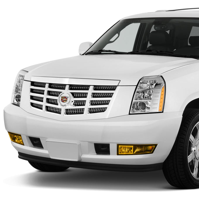 D-Motoring - Fog Lights - W / Switch - Amber Lens - Plug-n-Play - Pair - Cadillac Escalade / Escalade ESV / Escalade EXT - 5