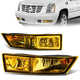 Factory Style Fog Lights w/ Bulbs <br>07-14 Cadillac Escalade ESV EXT