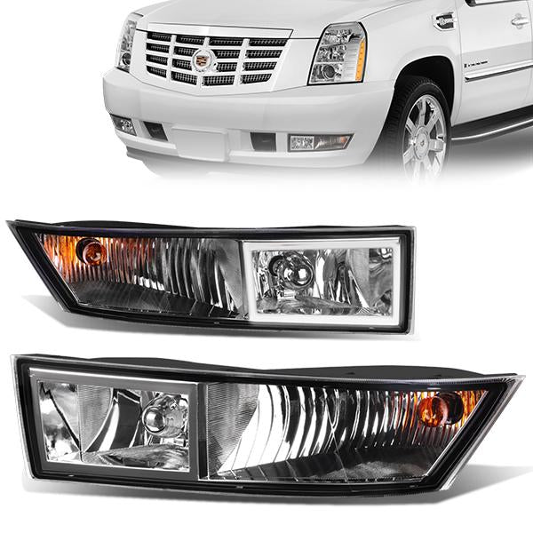 Factory Style Fog Lights w/ Bulbs <br>07-14 Cadillac Escalade ESV EXT