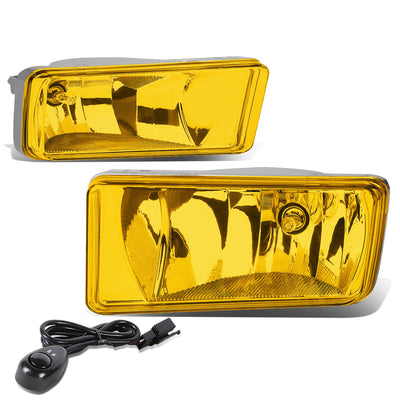 D-Motoring - Fog Lights - W / Switch - Amber Lens - Plug-n-Play - Pair - Cadillac Escalade / Chevrolet Avalanche / Silverado 1500 / 2500HD / 3500HD / GMC Yukon - 1