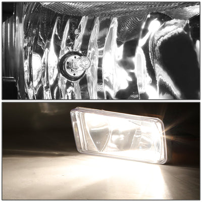 D-Motoring - Fog Lights - W / Switch - Clear Lens - Plug-n-Play - Pair - 14-15 Chevy Silverado 1500 - 2