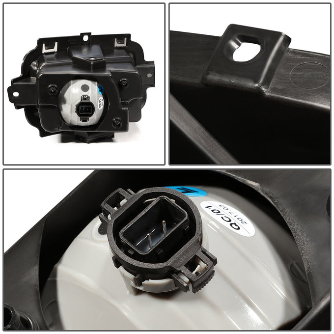 D-Motoring - Fog Lights - W / Switch - Clear Lens - Plug-n-Play - Pair - 14-15 Chevy Silverado 1500 - 3