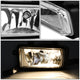 D-Motoring - Fog Lights - W / Switch - Clear Lens - Plug-n-Play - Pair - Chevy Tahoe / Suburban / GMC Yukon(XL) - 2