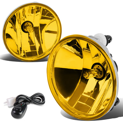 D-Motoring - Fog Lights - W / Switch - Amber Lens - Plug-n-Play - Pair - Cadillac Escalade / Chevrolet Avalanche / Silverado 1500 / 2500HD / 3500HD / GMC Yukon - 1