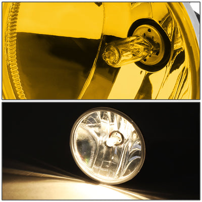 D-Motoring - Fog Lights - W / Switch - Amber Lens - Plug-n-Play - Pair - Cadillac Escalade / Chevrolet Avalanche / Silverado 1500 / 2500HD / 3500HD / GMC Yukon - 2