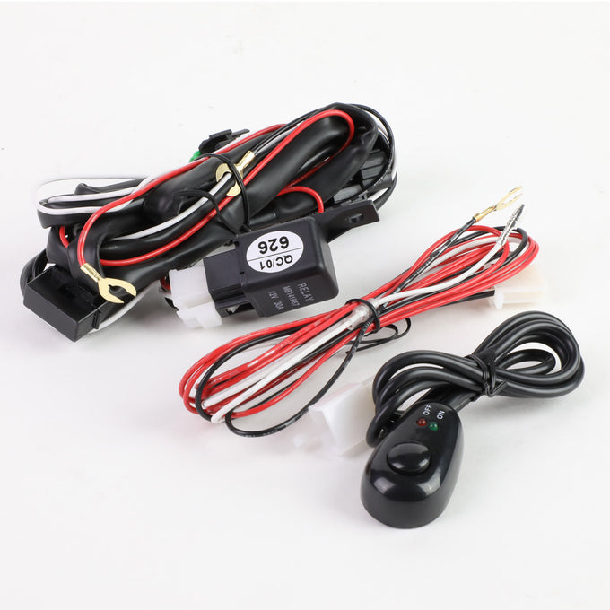 D-Motoring - Fog Lights - W / Switch - Amber Lens - Plug-n-Play - Pair - Cadillac Escalade / Chevrolet Avalanche / Silverado 1500 / 2500HD / 3500HD / GMC Yukon - 4