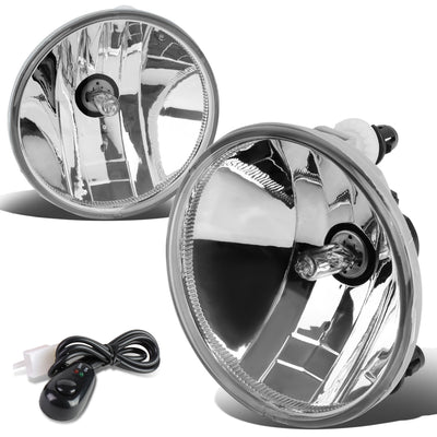 D-Motoring - Fog Lights - W / Switch - Clear Lens - Plug-n-Play - Pair - Cadillac Escalade / Chevrolet Avalanche / Silverado 1500 / 2500HD / 3500HD / GMC Yukon - 1