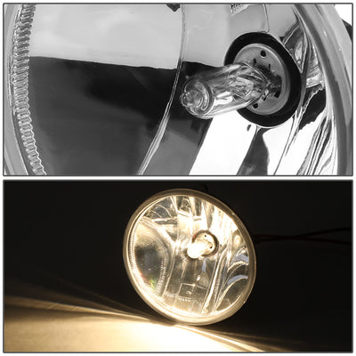 D-Motoring - Fog Lights - W / Switch - Clear Lens - Plug-n-Play - Pair - Cadillac Escalade / Chevrolet Avalanche / Silverado 1500 / 2500HD / 3500HD / GMC Yukon - 2