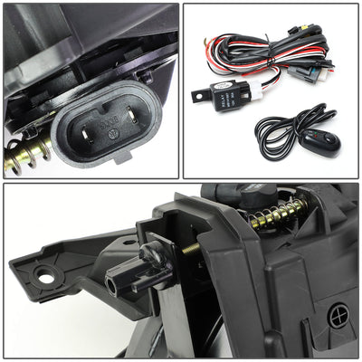 D-Motoring - Fog Lights - W / Switch - Amber Lens - Plug-n-Play - Pair - 13-18 Ram 1500 - 5