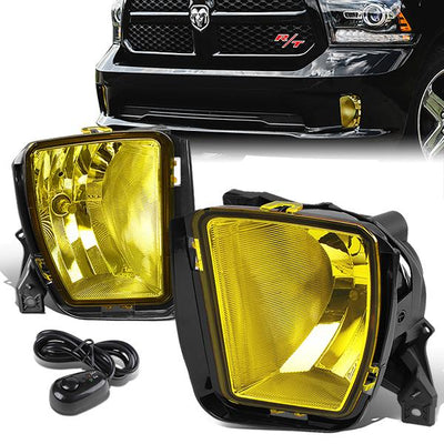 Factory Style Fog Lights w/ Switch + Wiring Harnesses <br>13-18 Ram 1500