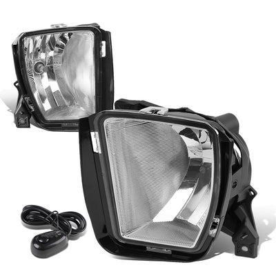 D-Motoring - Fog Lights - W / Switch - Clear Lens - Plug-n-Play - Pair - 13-18 Ram 1501 - 1