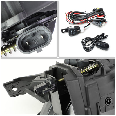 D-Motoring - Fog Lights - W / Switch - Clear Lens - Plug-n-Play - Pair - 13-18 Ram 1501 - 5