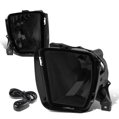 D-Motoring - Fog Lights - W / Switch - Smoked Lens - Plug-n-Play - Pair - 13-18 Ram 1502 - 1
