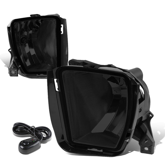 D-Motoring - Fog Lights - W / Switch - Smoked Lens - Plug-n-Play - Pair - 13-18 Ram 1502 - 1